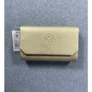 CXL by Christian Lacroix Madison Smooth Clutch Women's Gold Detachable Chain